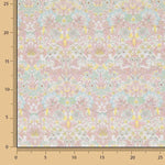 Percal Estampado Jardín de Versalles Rosa Pastel - Ribes y Casals