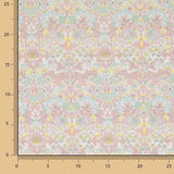 Percal Estampado Jardín de Versalles Rosa Pastel - Ribes y Casals