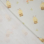 Percal Estampado Abejitas Dulces Beige - Ribes y Casals
