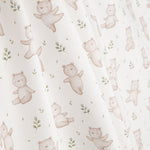 Percal Estampado Ositos del Bosque Beige - Ribes y Casals