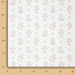 Percal Estampado Ositos del Bosque Beige - Ribes y Casals