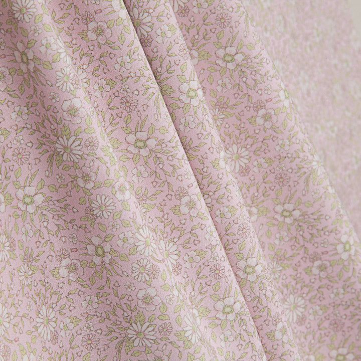 Percal Estampado Margaritas de Primavera Malva - Ribes y Casals