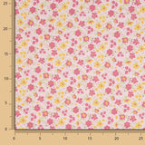 Percal Estampado Primavera Fucsia - Ribes y Casals
