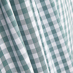 Percal Estampado Vichy Verde Agua - Ribes y Casals