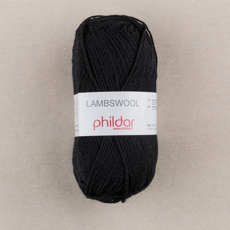 Phildar Lambswool Negro - Ribes y Casals