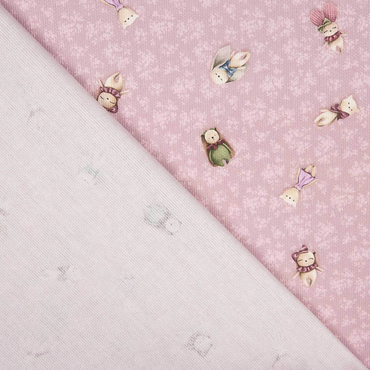 Piqué Algodón Animals Morado - Ribes y Casals