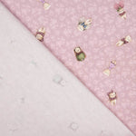 Piqué Algodón Animals Morado - Ribes y Casals