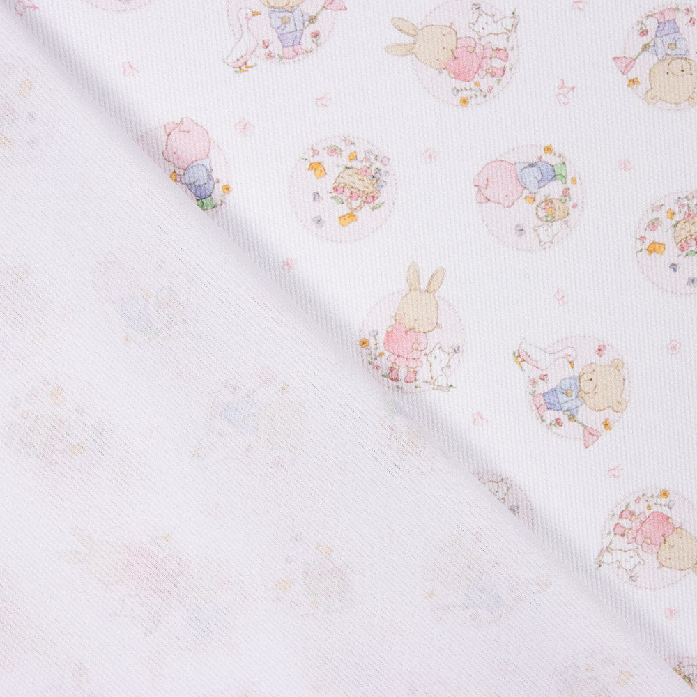 Piqué Canutillo Cerditos Rosa - Ribes y Casals