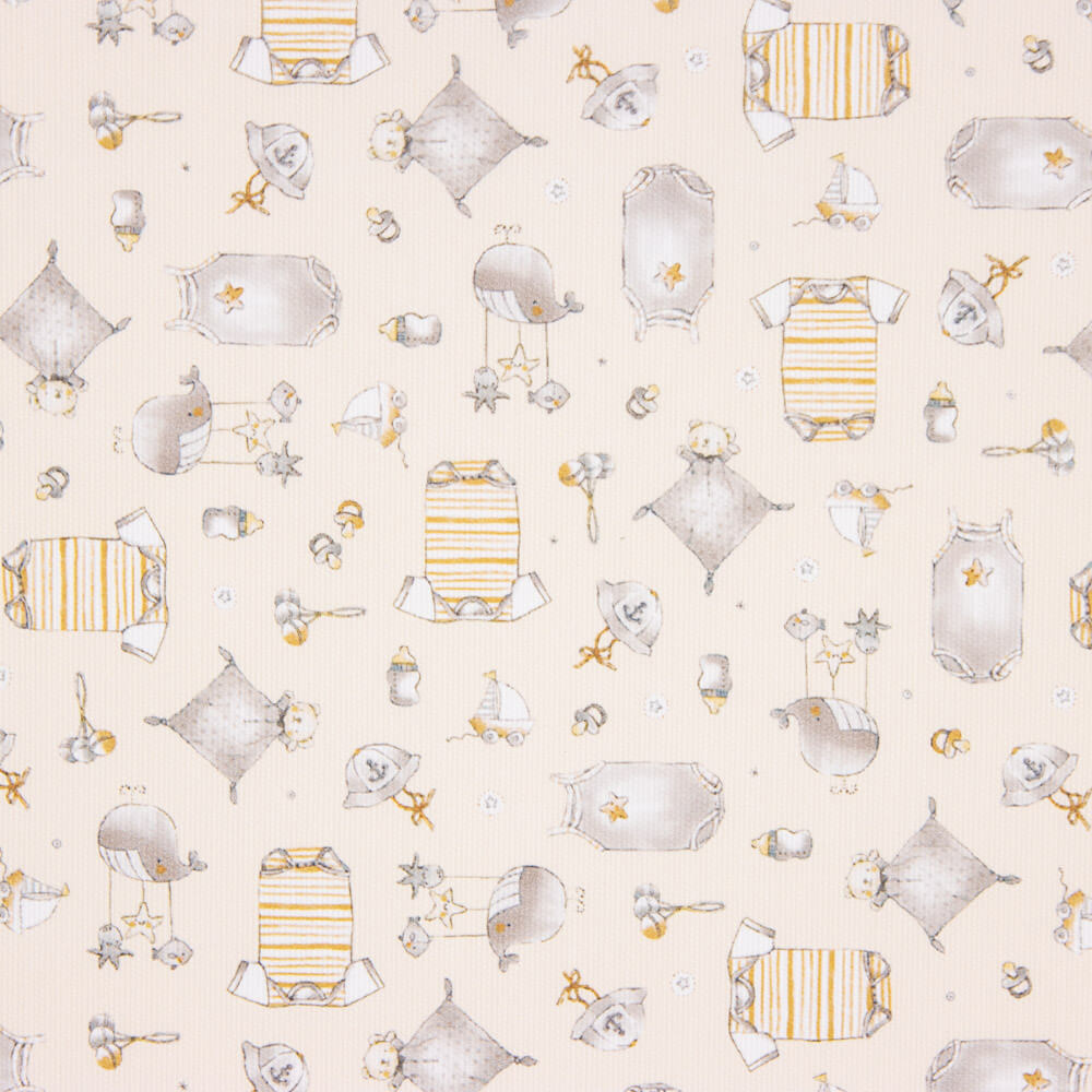 Piqué Canutillo Complementos Amarillo Pálido - Ribes y Casals