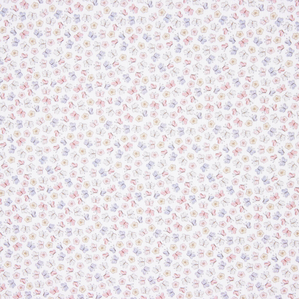 Piqué Canutillo Flores Mini Mariposa - Ribes y Casals