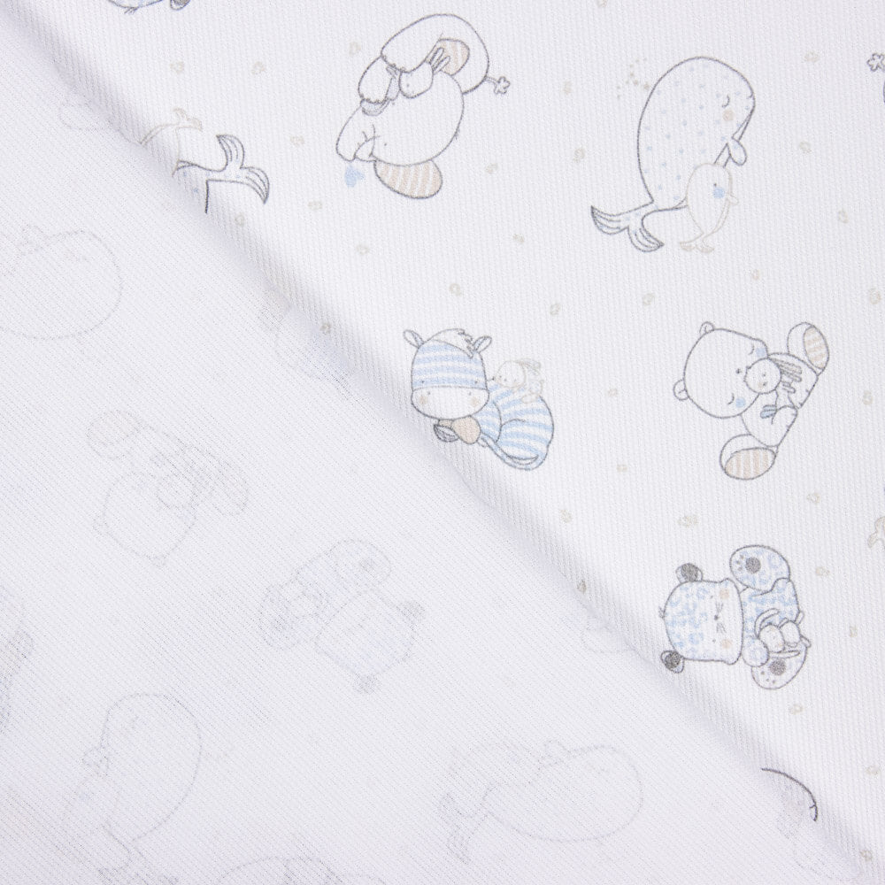 Piqué Canutillo Hipopótamo Azul - Ribes y Casals