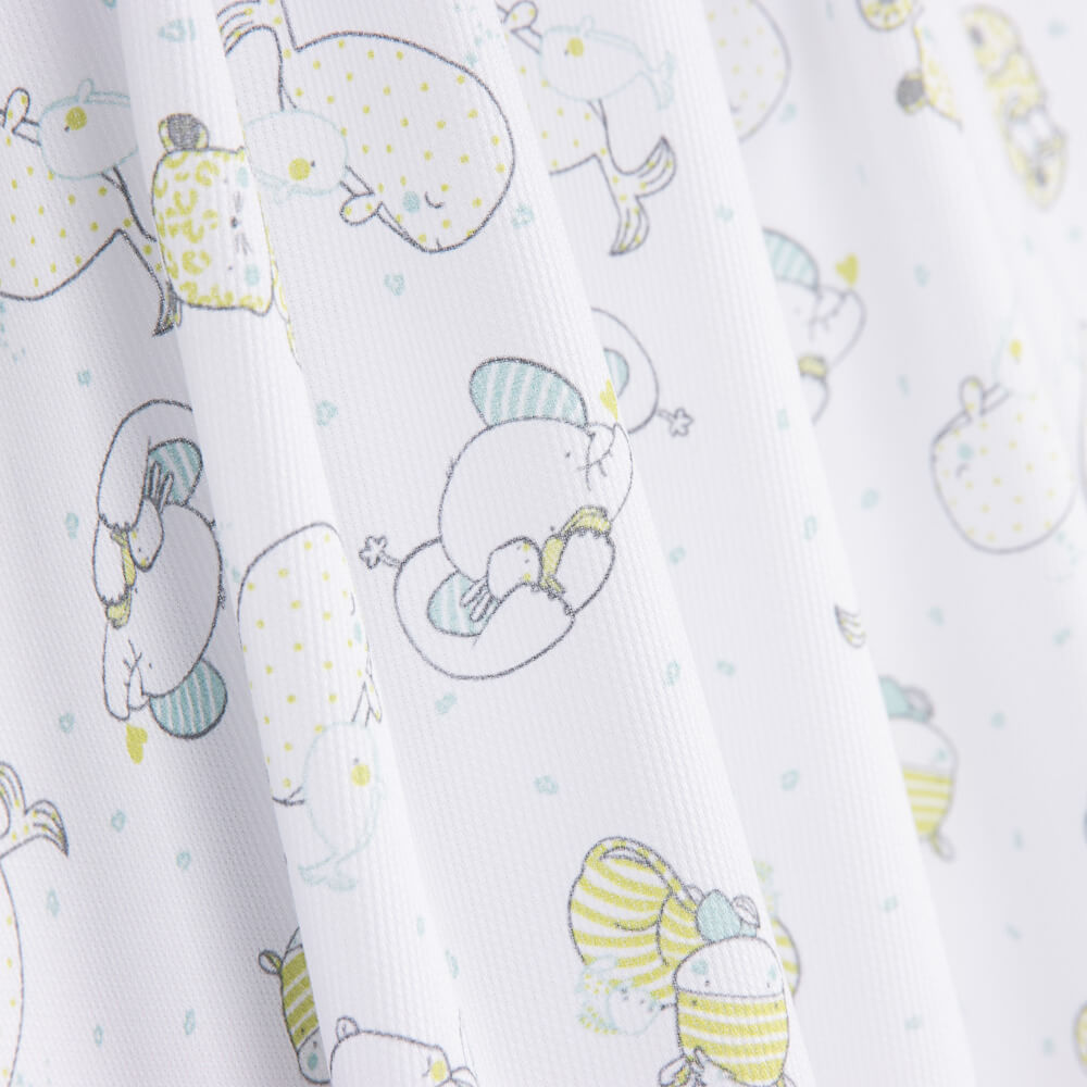 Piqué Canutillo Hipopótamo Verde Pistacho - Ribes y Casals