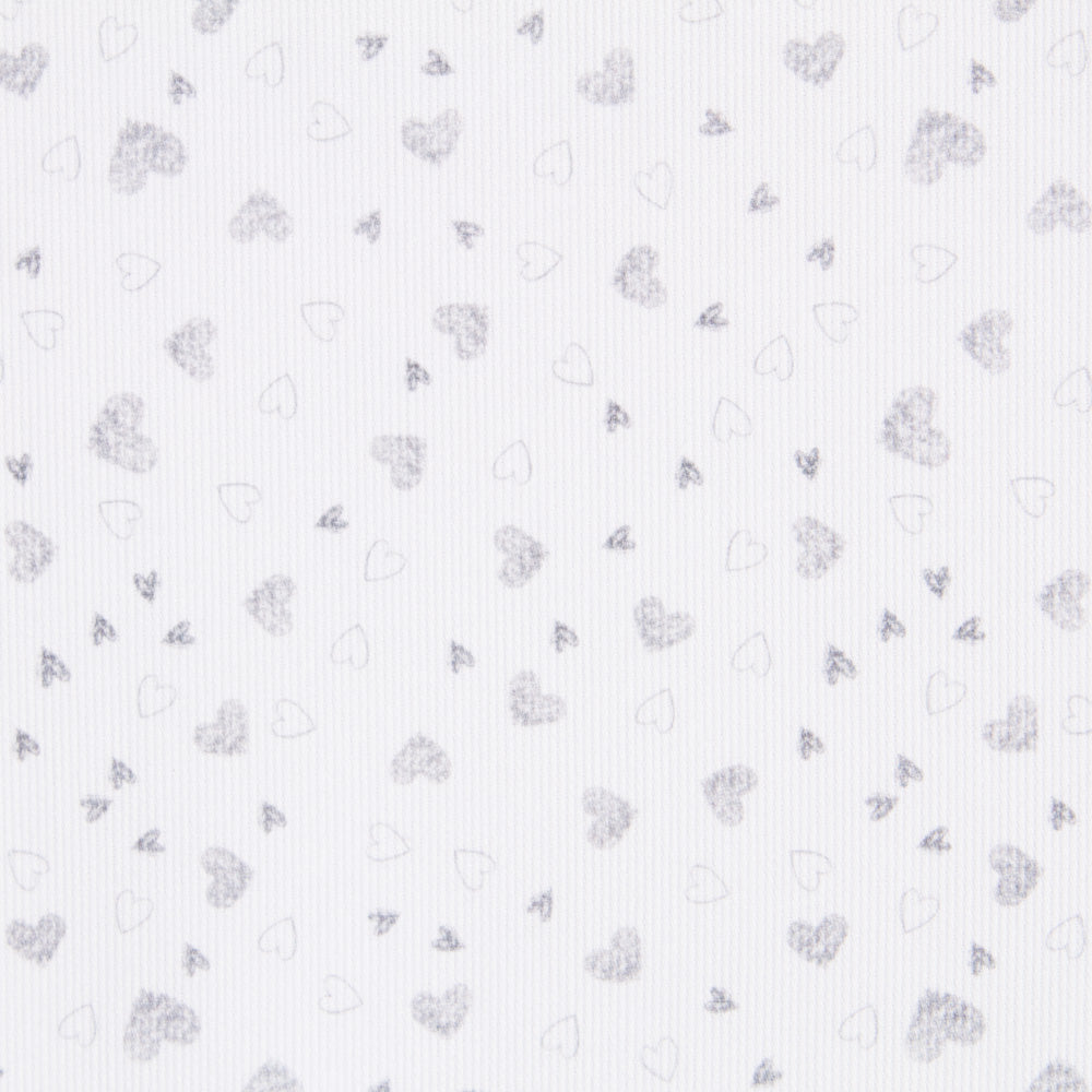 Piqué Canutillo Corazones Grises - Ribes y Casals