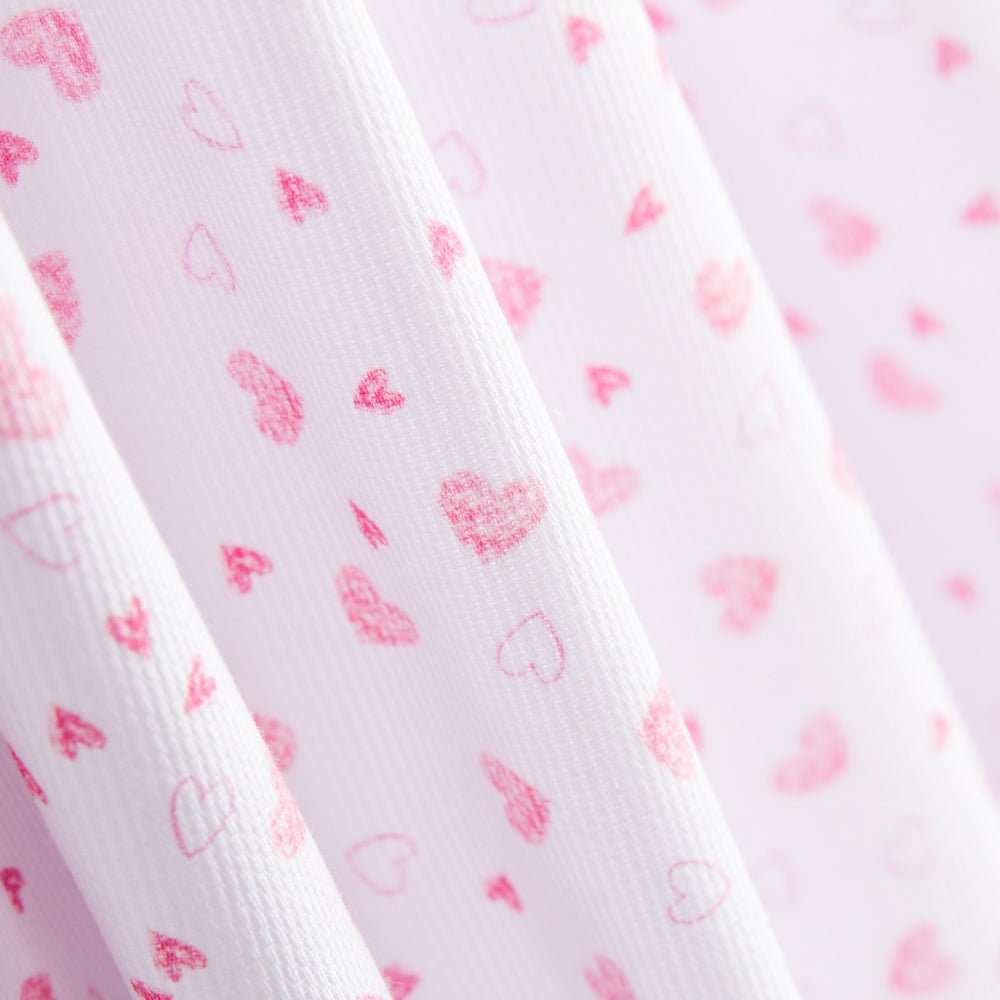 Piqué Canutillo Corazones Rosas - Ribes y Casals