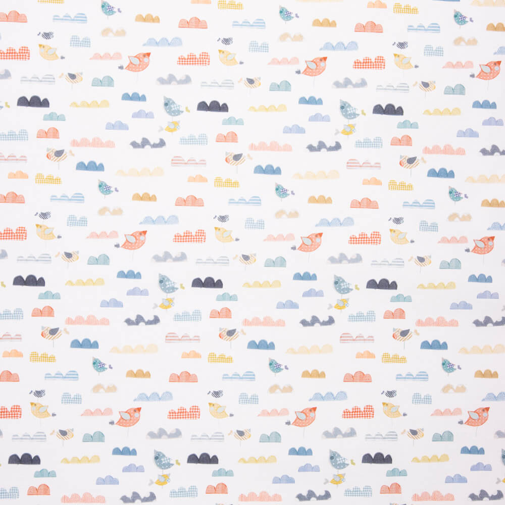 Piqué Canutillo Nubes Azules - Ribes y Casals