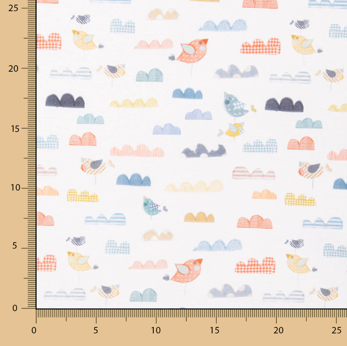 Piqué Canutillo Nubes Azules - Ribes y Casals