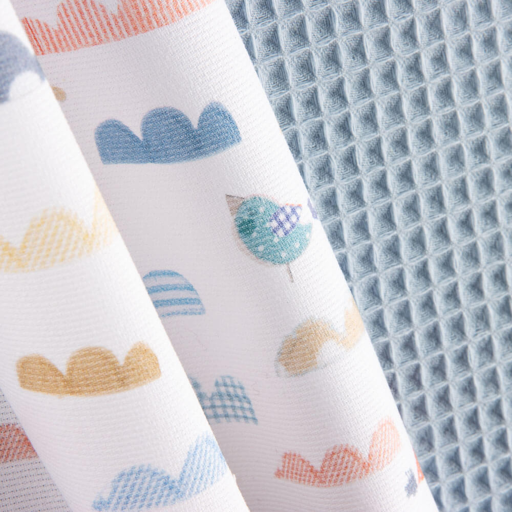 Piqué Canutillo Nubes Azules - Ribes y Casals