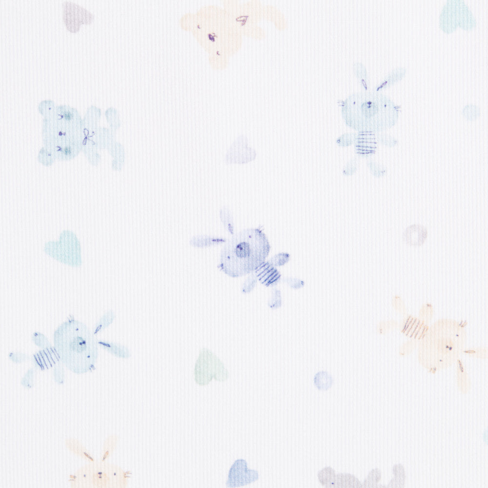 Piqué Canutillo Peluches Azul - Ribes y Casals