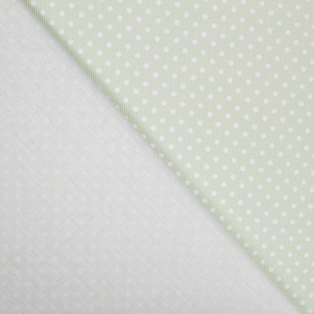 Piqué Canutillo Verde Manzana Lunares - Ribes y Casals