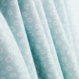 Piqué Canutillo Verde Pálido Dibujos - Ribes y Casals