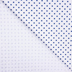 Piqué Estampado Lunar Azul - Ribes y Casals