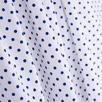 Piqué Estampado Lunar Azul - Ribes y Casals