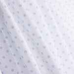 Piqué Estampado Lunar Azul Claro - Ribes y Casals