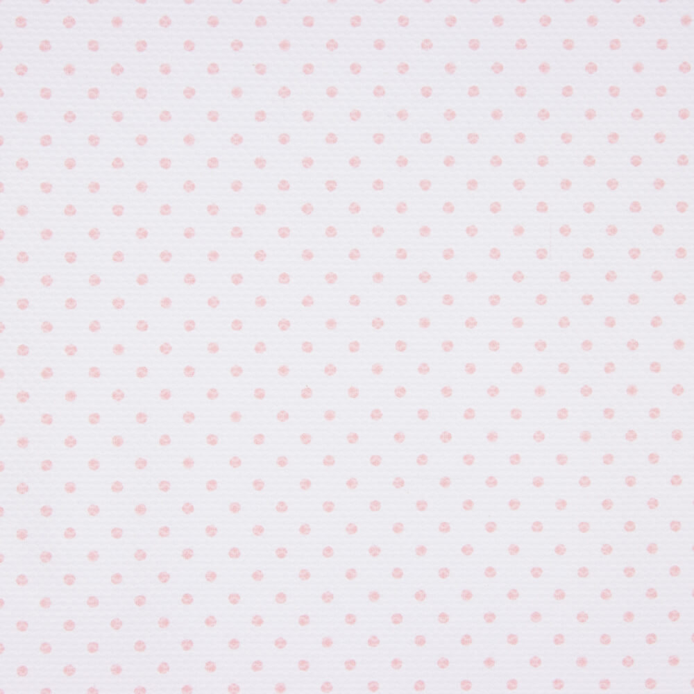 Piqué Estampado Lunar Rosa Claro - Ribes y Casals