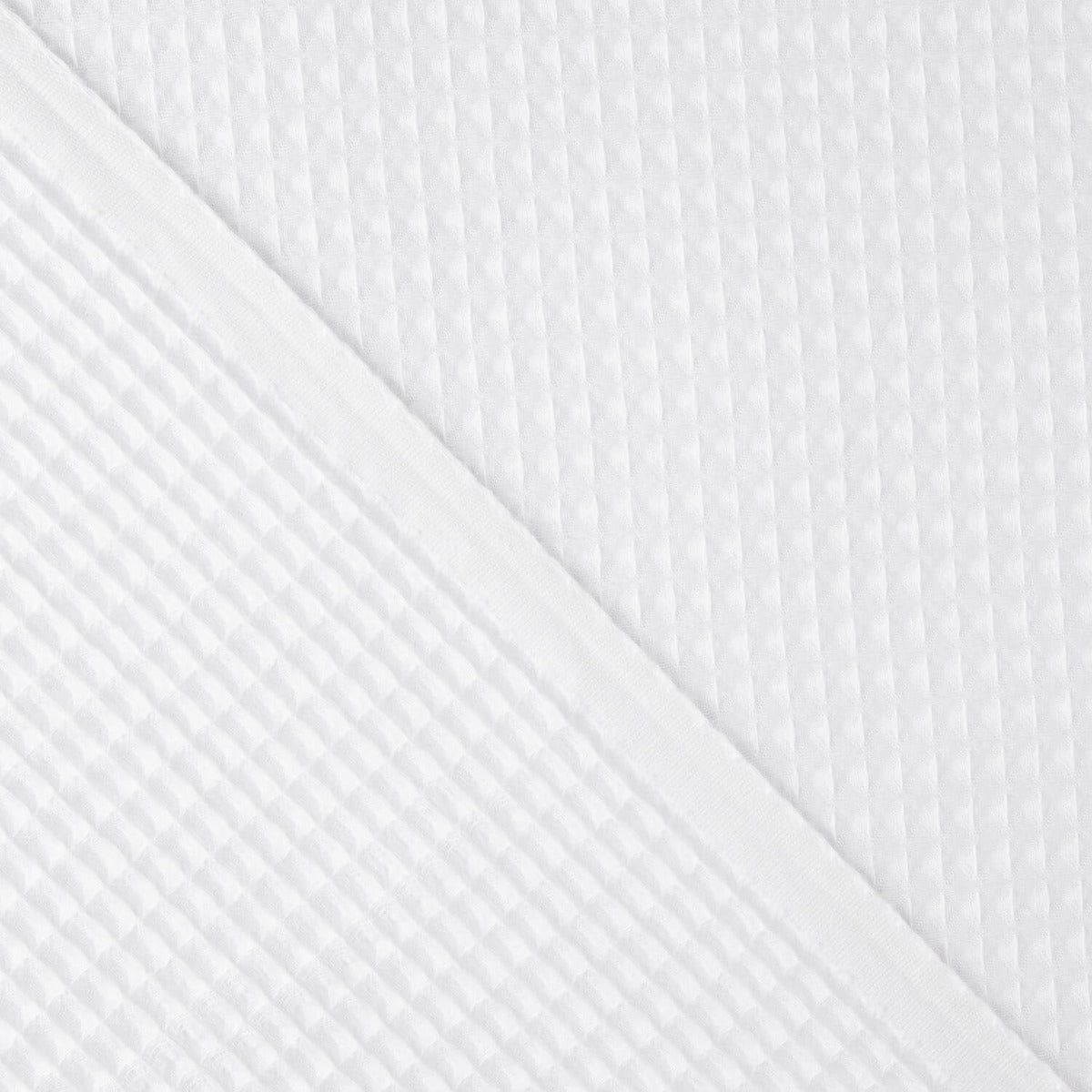 Piqué Waffle Basic Blanco - Ribes y Casals