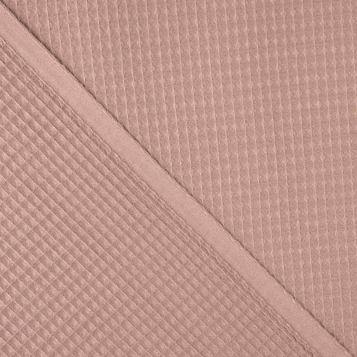 Piqué Waffle Basic Rosa Palo - Ribes y Casals