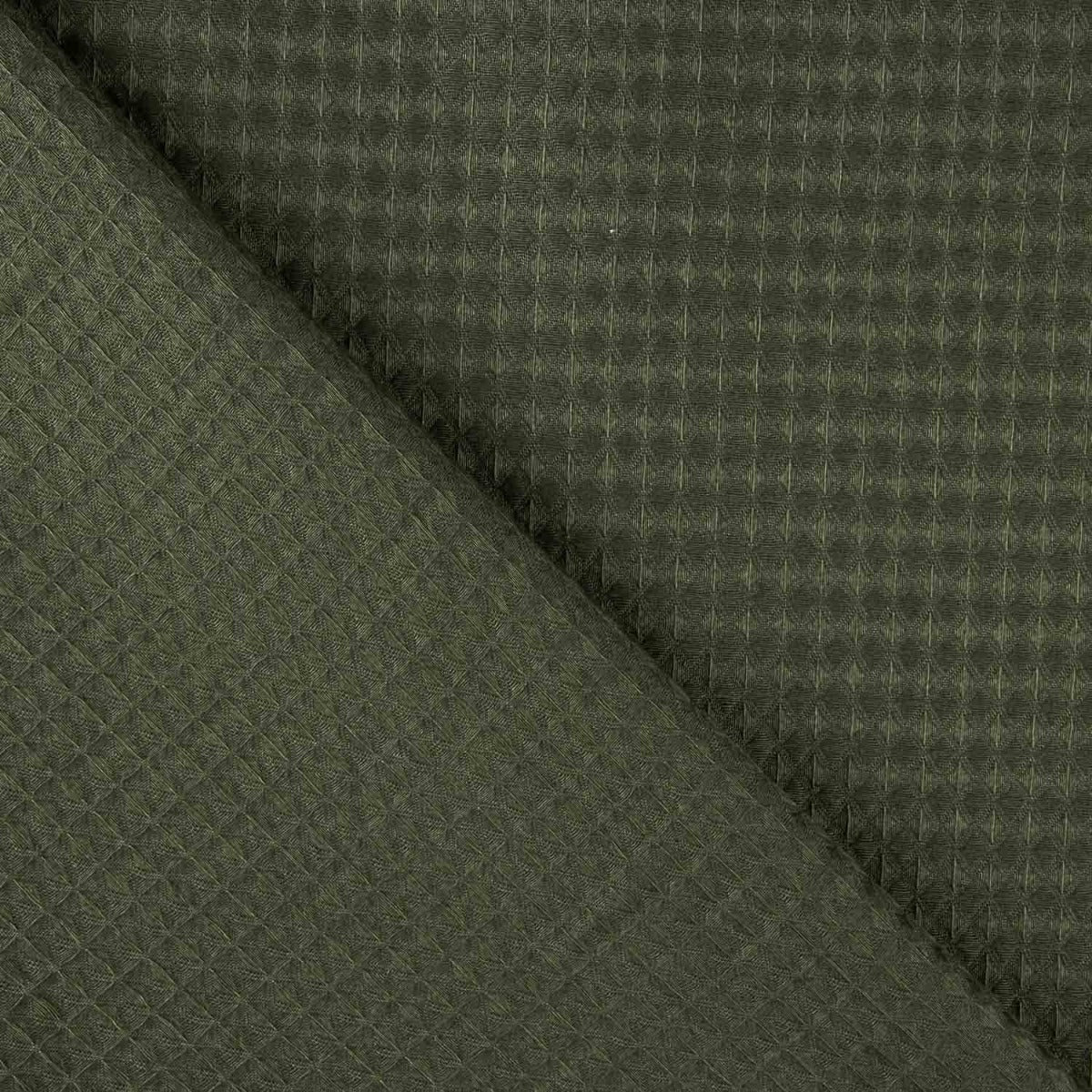 Piqué Waffle Basic Verde - Ribes y Casals