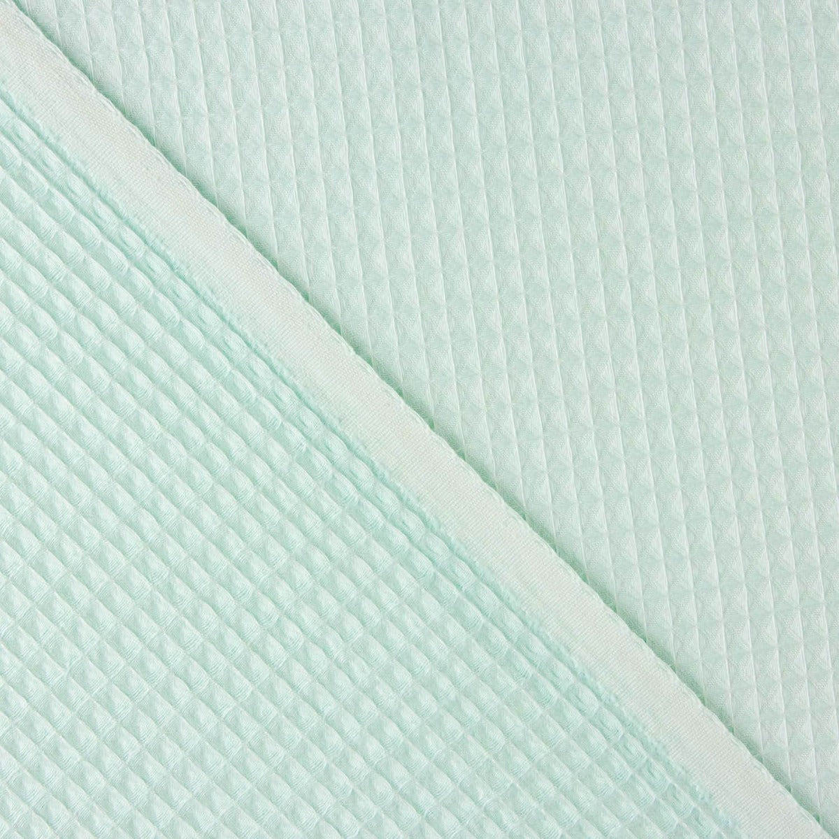 Piqué Waffle Basic Verde Agua - Ribes y Casals