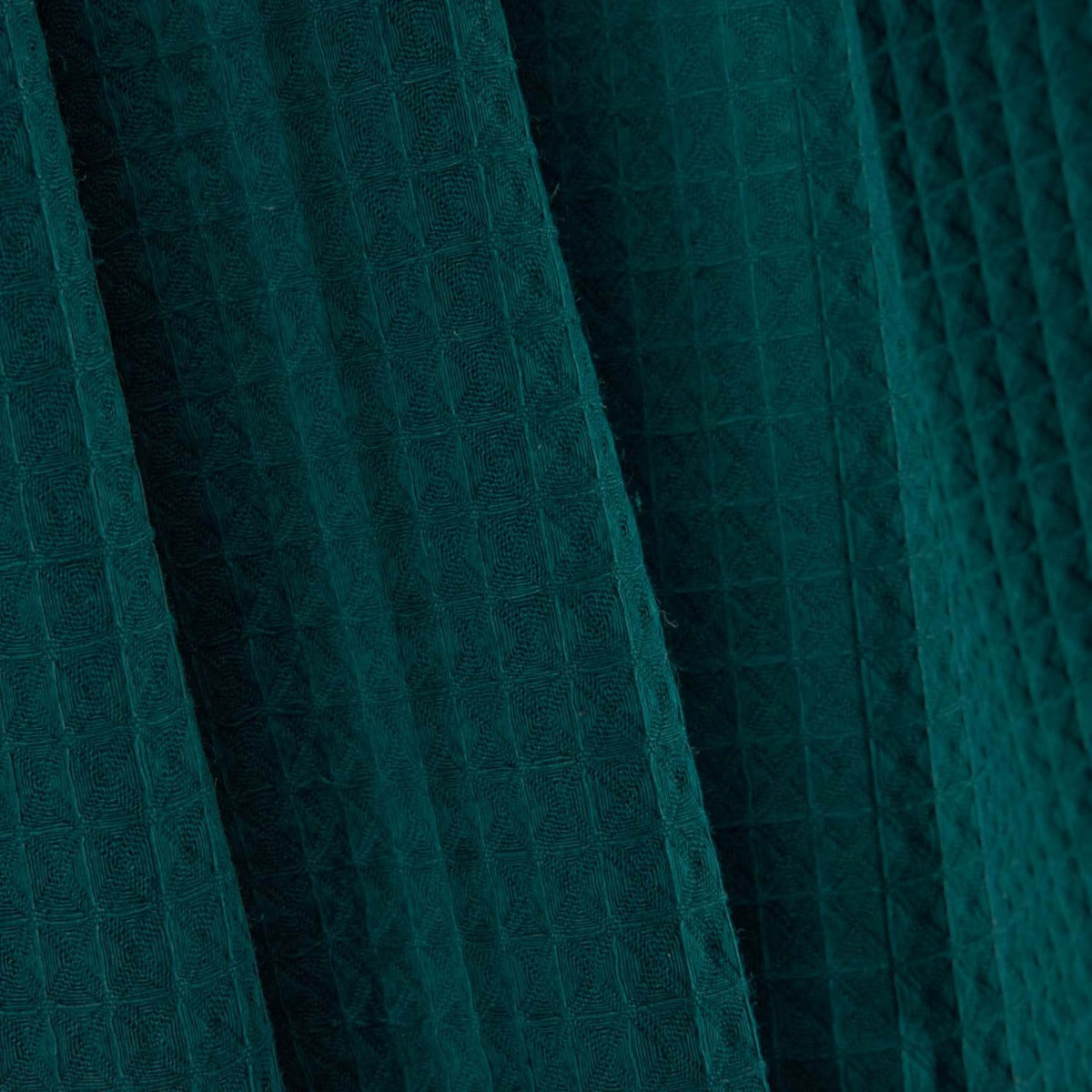 Piqué Waffle Basic Verde Canard - Ribes y Casals