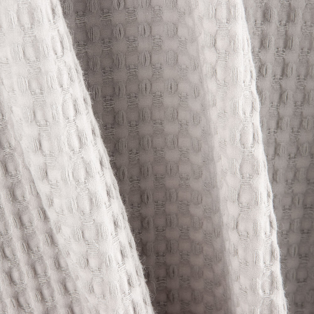 Piqué Waffle Maxi Gris Claro - Ribes y Casals