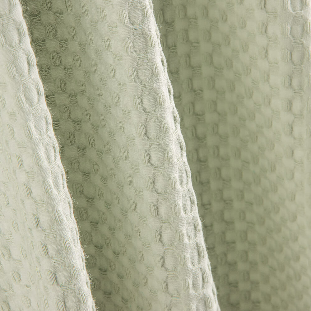 Piqué Waffle Maxi Verde Anís - Ribes y Casals