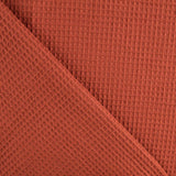 Piqué Waffle Naranja Quemado - Ribes y Casals