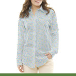 Piqué Estampado Liberty Lila - Ribes y Casals