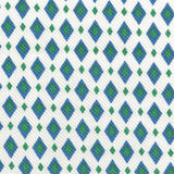 Pique Estampado Rombos Azul - Ribes y Casals