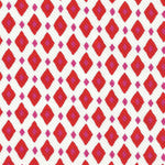 Pique Estampado Rombos Rojo - Ribes y Casals