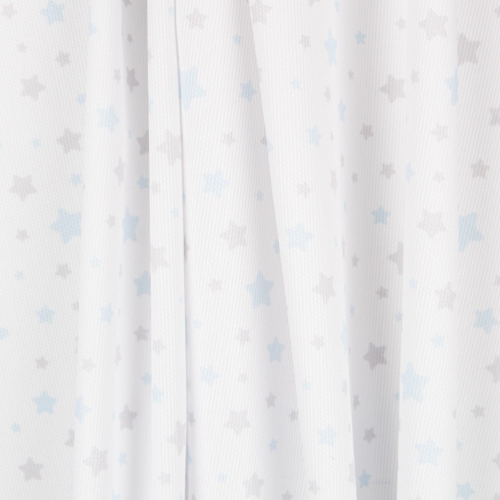 Piqué Estrellas Gris Azul - Ribes y Casals