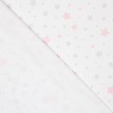 Piqué Estrellas Rosa Gris - Ribes y Casals