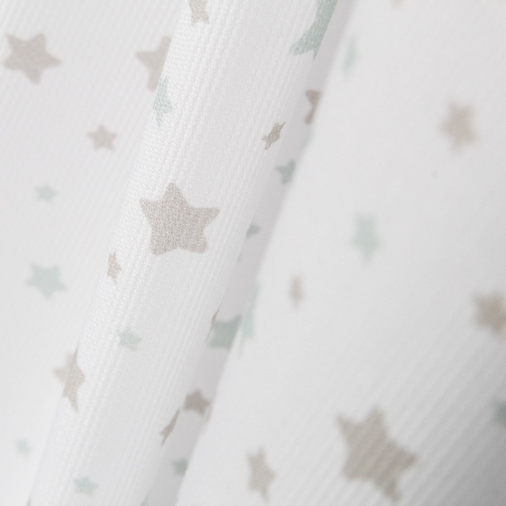 Piqué Estrellas Verde Beige - Ribes y Casals
