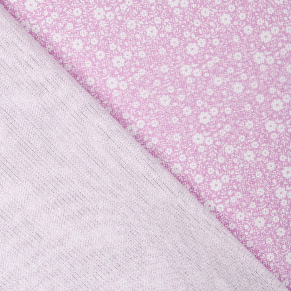 Piqué Florecitas Fucsia - Ribes y Casals