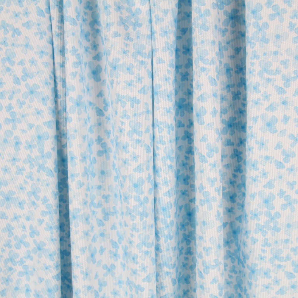 Piqué Flores Azul - Ribes y Casals