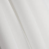 Piqué Poliéster Fino Blanco - Ribes y Casals