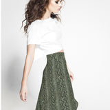 Plana Animal Print Verde - Ribes y Casals