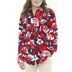 Plana Poliéster Tropical Roja - Ribes y Casals