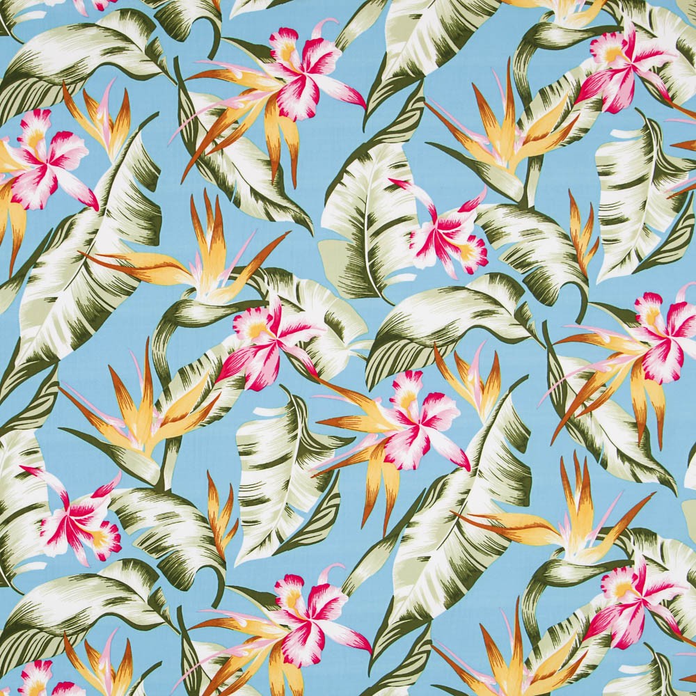 Plana Spandex Tropical Azul - Ribes y Casals