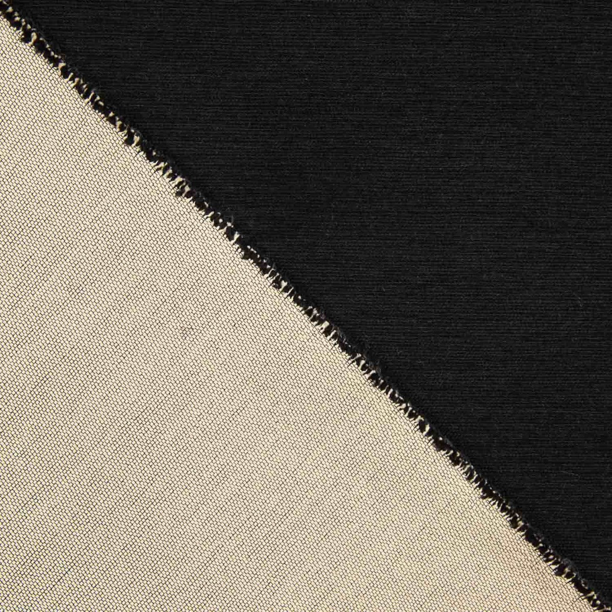 Plana Doble Cara Jacquard Negro - Ribes y Casals