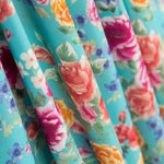 Plana Mini Cretona Turquesa - Ribes y Casals